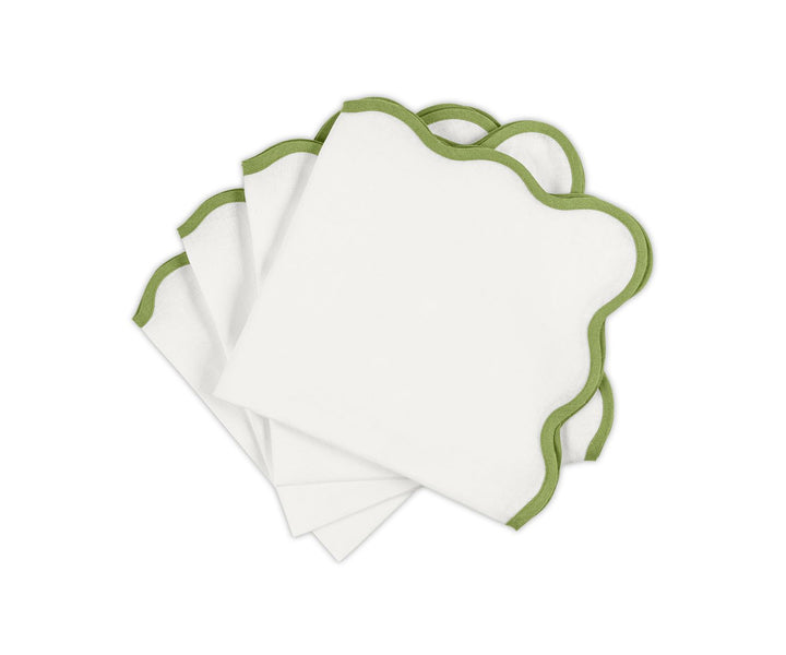 Scallop Napkin(22x22)- Set of 4 Table Linens Matouk 