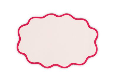 Scallop Napkin(22x22)- Set of 4 Table Linens Matouk Pink Azalea 