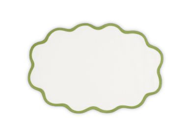 Scallop Oval Placemat- Set of 4 Table Linens Matouk Grass 
