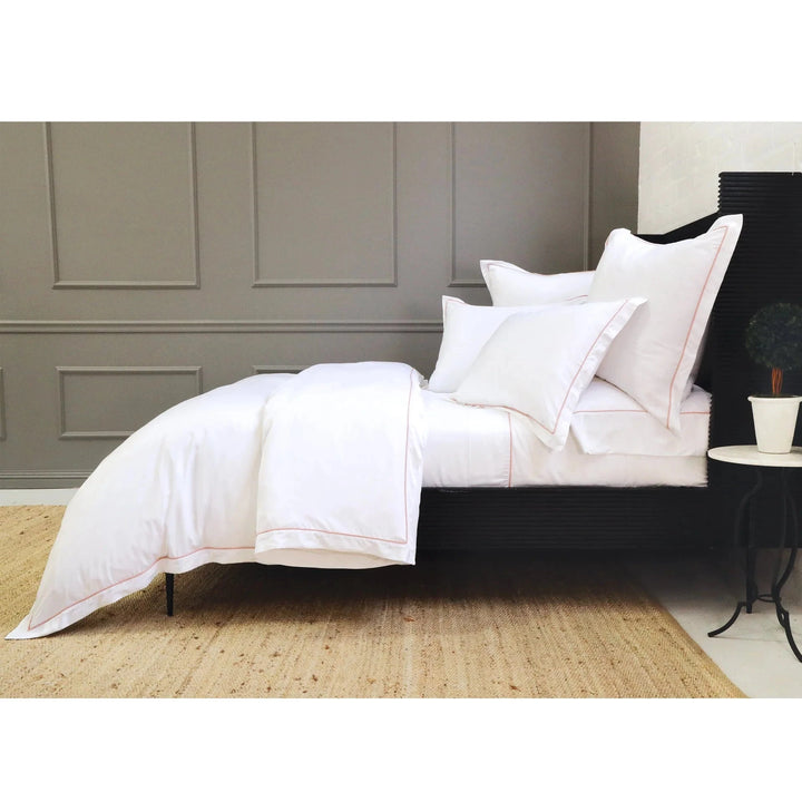 Sheena Duvet Cover Set Bedding Style Pom Pom at Home Pink Queen 