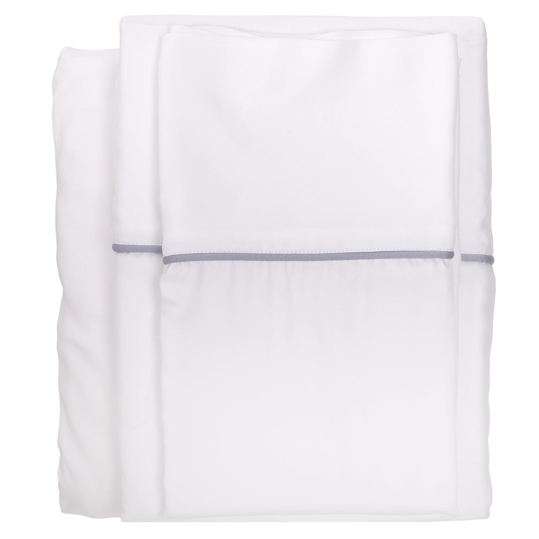 Sheena Sheet Set Bedding Style Pom Pom at Home French Blue Queen 