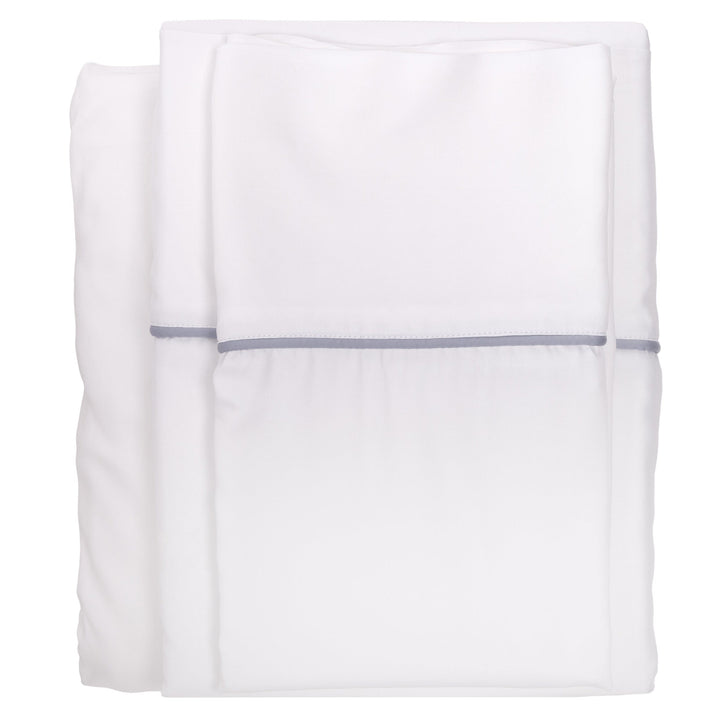 Sheena Sheet Set Bedding Style Pom Pom at Home French Blue Queen 