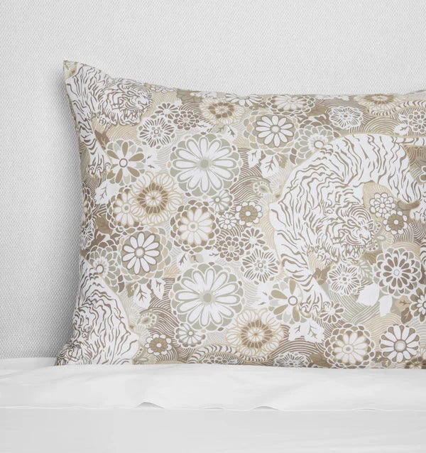 Siberian Tiger Sham Bedding Style Sferra 