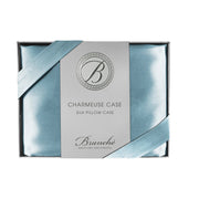 Silk Charmeuse Boudoir Pillowcase Bedding Style Branche Blue 