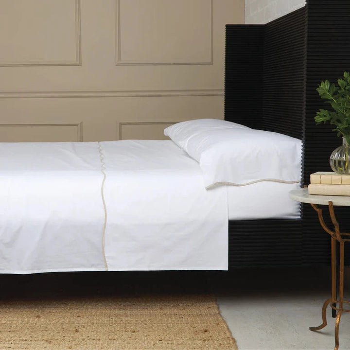 Skylar Cotton Percale Sheet Set Bedding Style Pom Pom at Home 