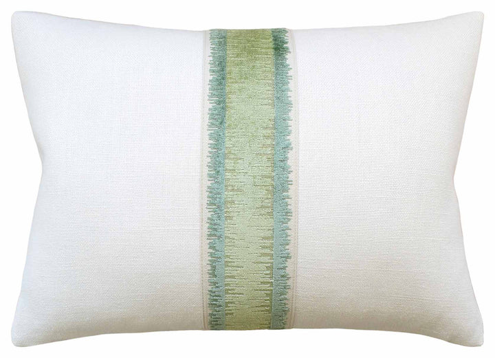 Slubby Bromo Tape 14x20 Pillow Aloe Decorative Pillow Ryan Studio 