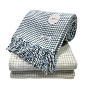 Small Check Pattern Throw Blankets Apparel Solutions/A Soft Idea 