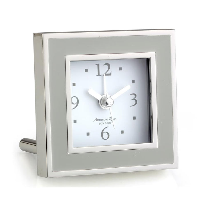 Square Alarm Clock Gifts Addison Ross Chiffon and Silver 