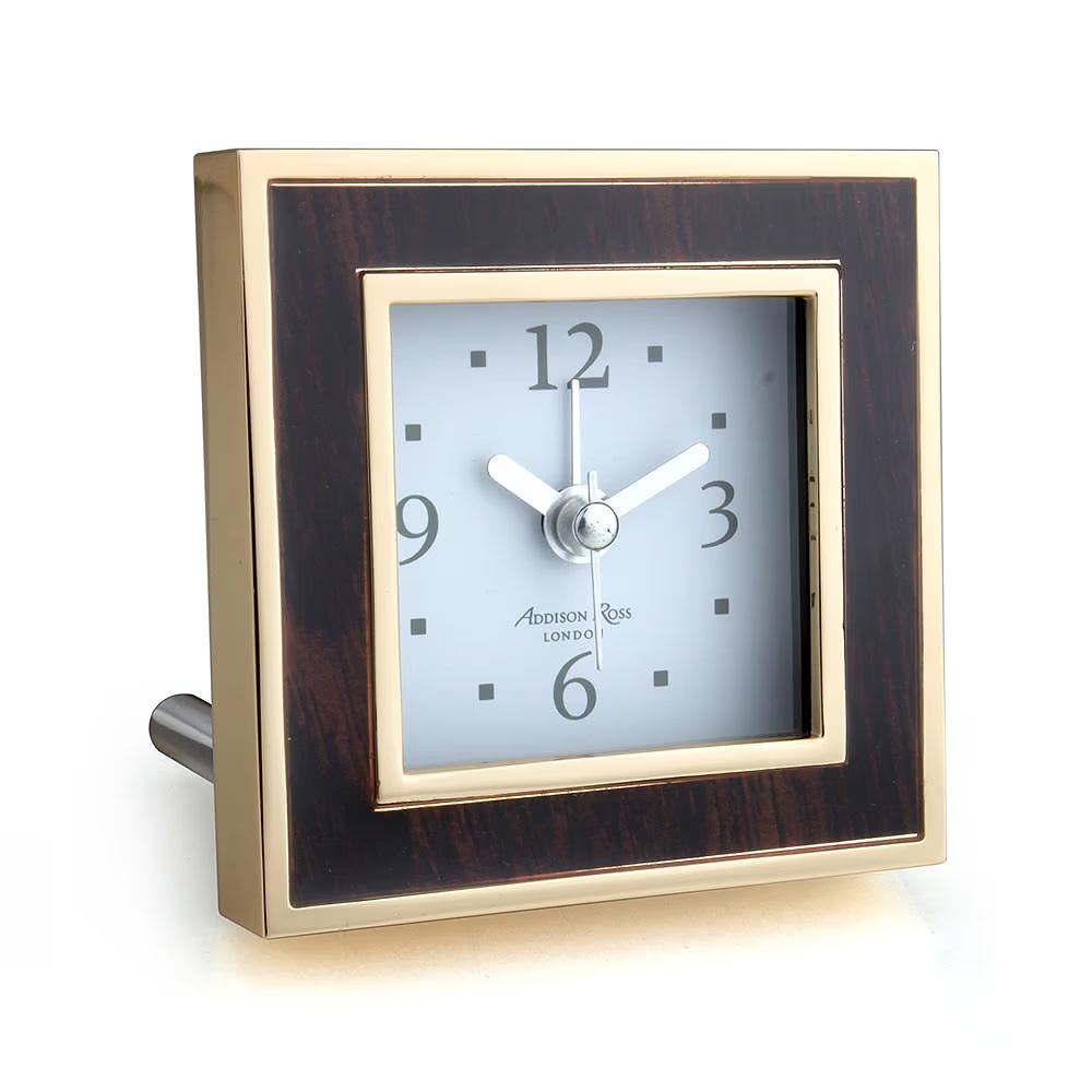 Square Alarm Clock Gifts Addison Ross Toscana SILENT 