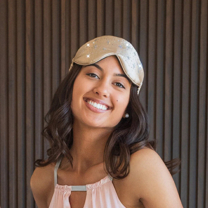 Starlight Silk Charmeuse Eye Masque Bedding Style Branche 