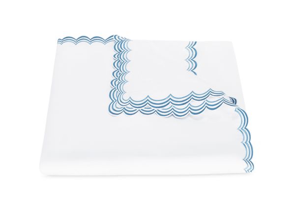 Stella Full/Queen Duvet Cover Bedding - Duvet Covers Matouk Hazy Blue