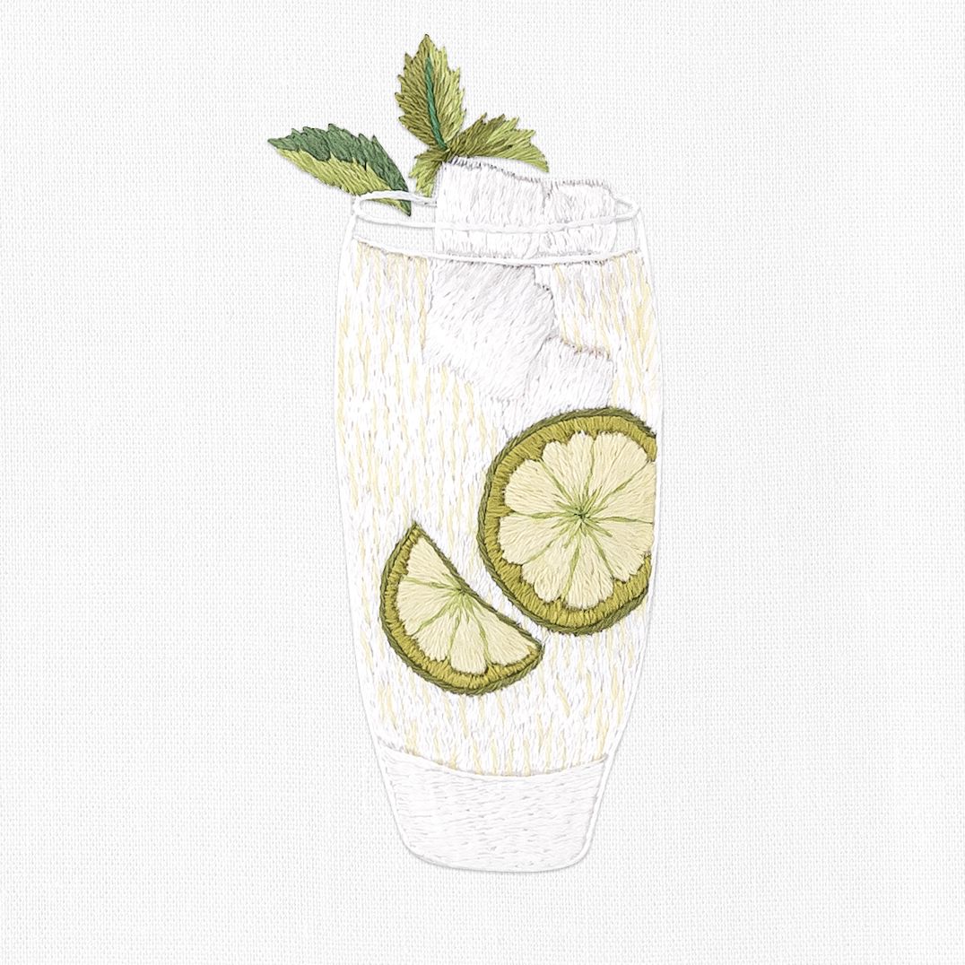 Summer Drinks Cocktail Napkins Henry Handwork 