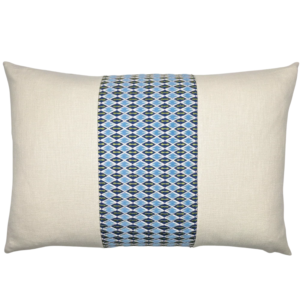 Sutton Pillow 16x24 Decorative Pillow Piper-Collection Seven Seas/Sand 