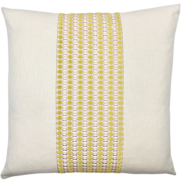 Sutton Pillow 22x22 Decorative Pillow Piper-Collection Shimmery/Sand 