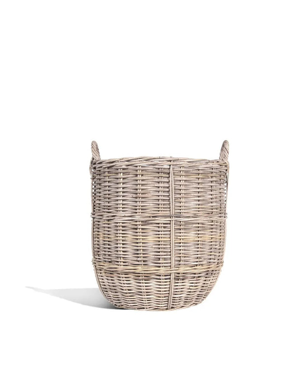 Sweet Plum Rattan Basket Large Basket Montes Doggett 