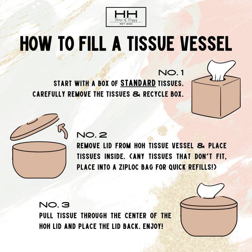The Eleanor Tissue Vessel House of Happy 