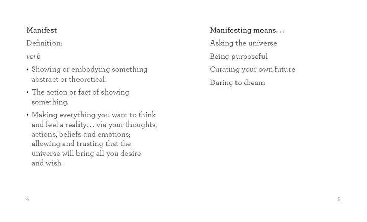 The Little Book of Manifesting Chronicle Books 