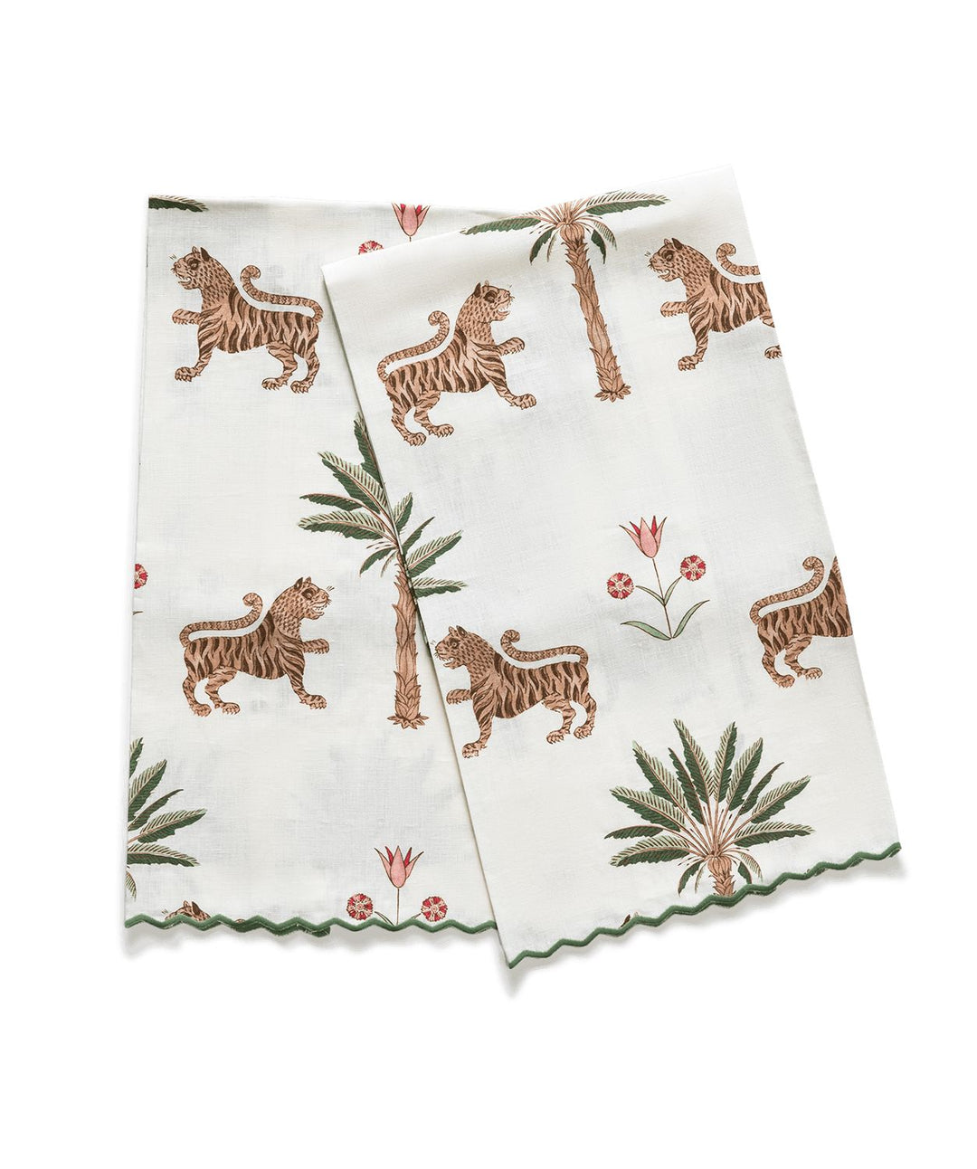 Tiger Palm Guest Towel - set of 2 Bath Linens Matouk 