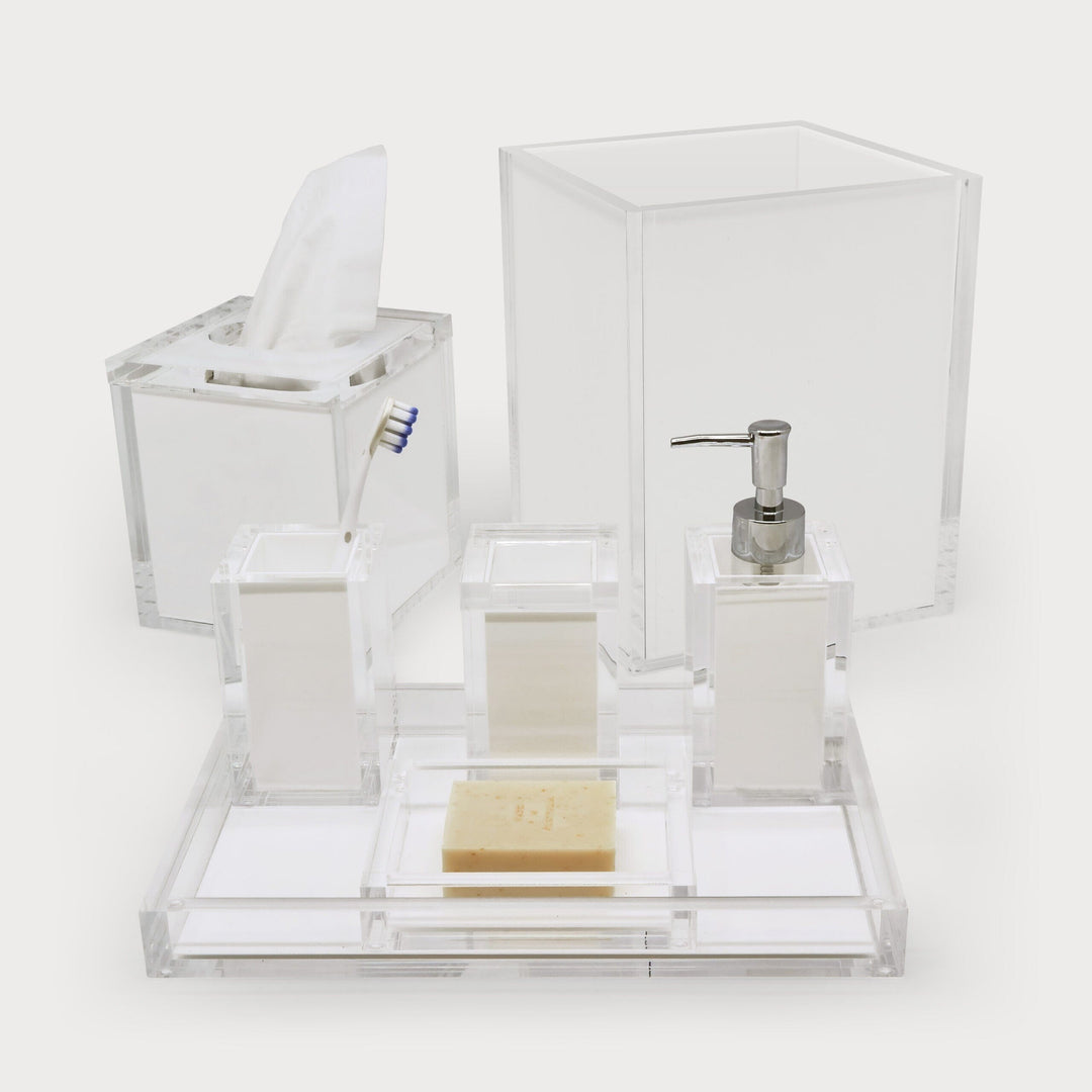 Tizo Lucite Bath Accessory Collection Bath Accessories Tizo 