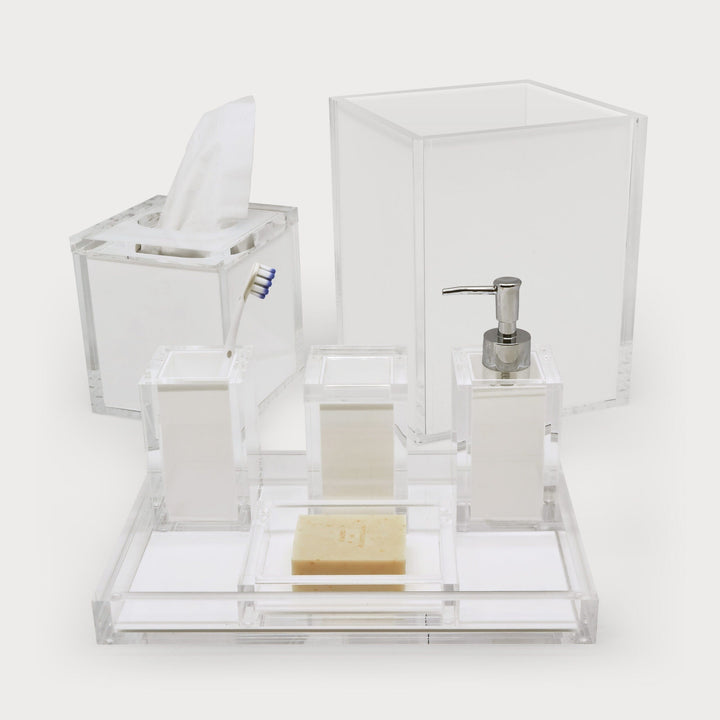 Tizo Lucite Bath Accessory Collection Bath Accessories Tizo 