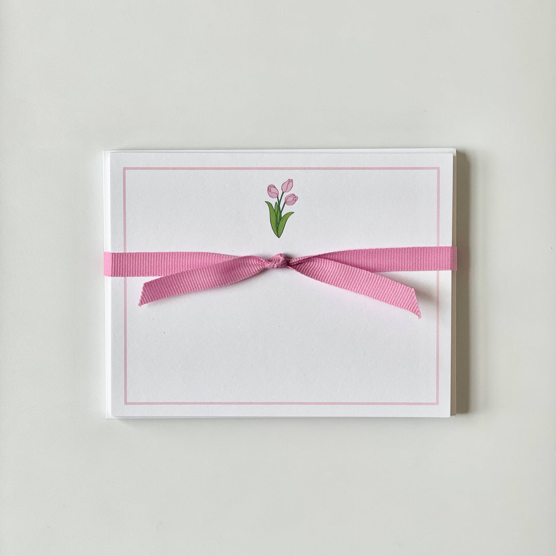 Tulips 22 - Flat Note Cards Georgetown Paperie 