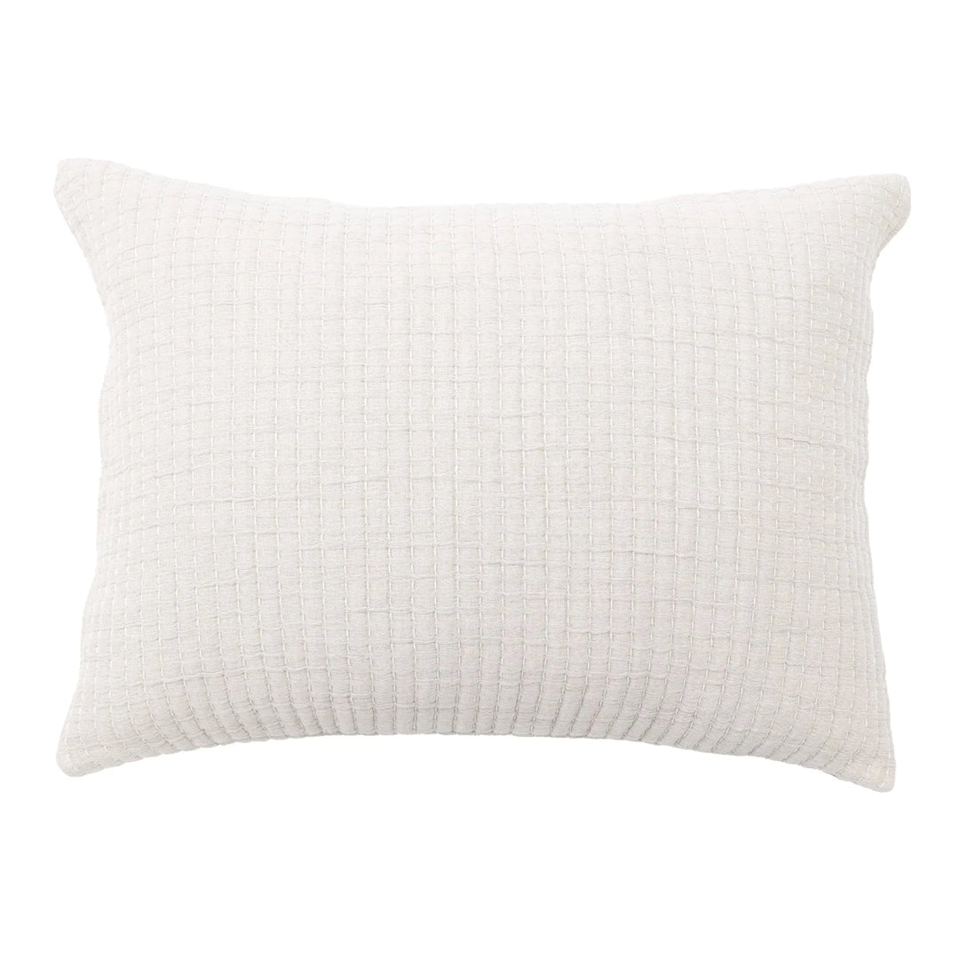 Vancouver Big Pillow w/ Insert 28x36 Bedding Style Pom Pom at Home Cream 