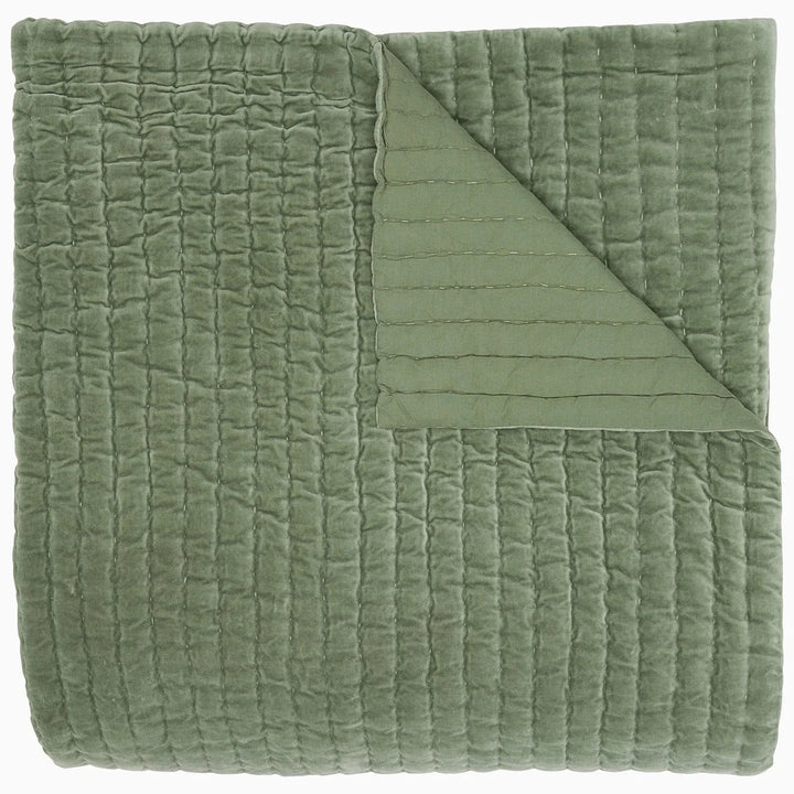 Velvet Quilt Bedding Style John Robshaw Sage Twin 