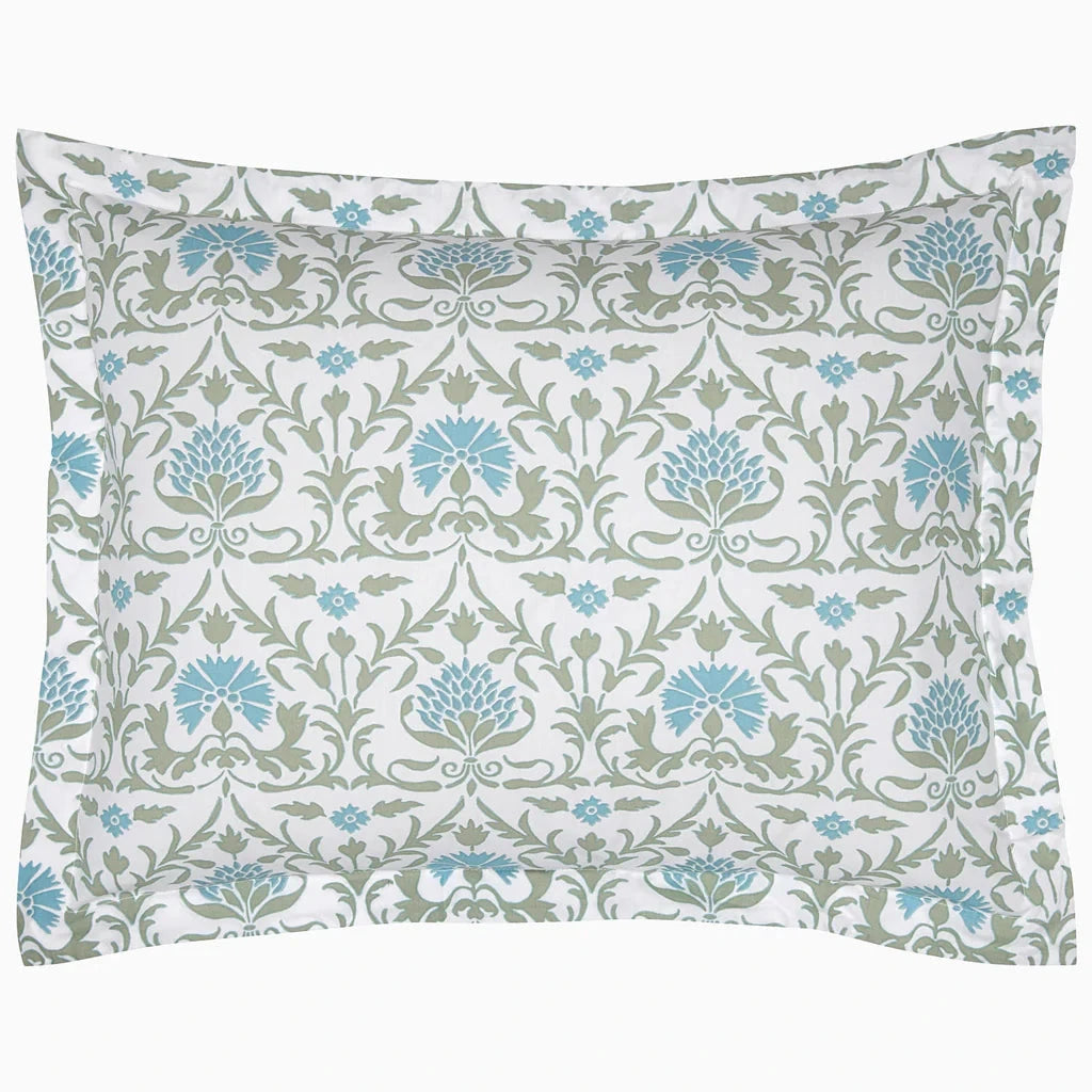 Vidya Leaf Organic Sham Bedding Style John Robshaw Standard 