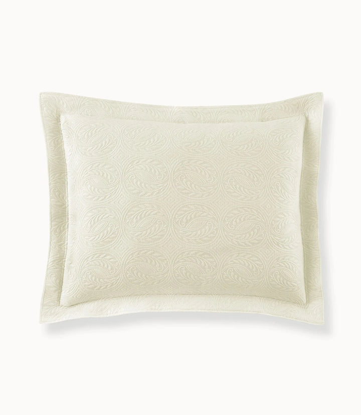 Vienna Sham Bedding Style Peacock Alley Ivory Euro 
