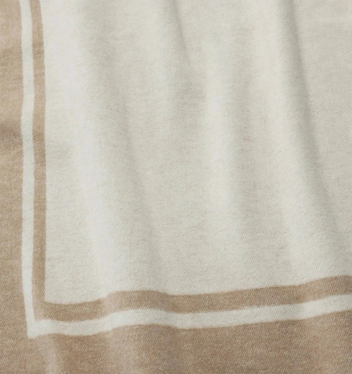 Viletta Throw Throw Sferra Oat/Beige 