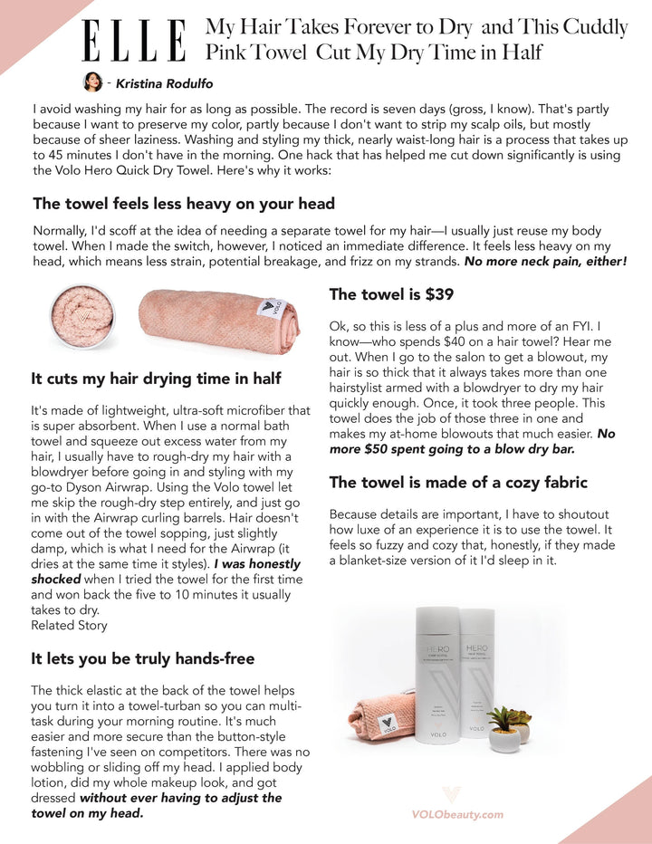 VOLO Hero Hair Towel VOLO Beauty 