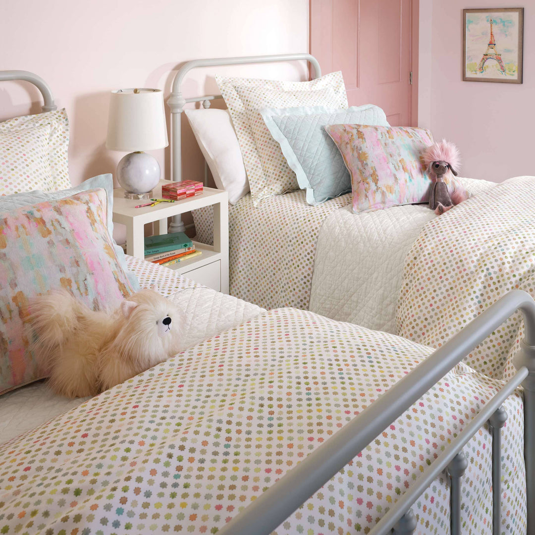 Watercolor Dots Standard Pillowcases Bedding Style Pine Cone Hill 