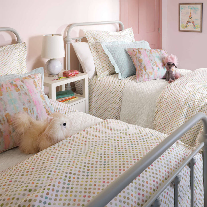 Watercolor Dots Standard Pillowcases Bedding Style Pine Cone Hill 