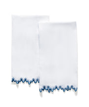 Wave Guest Towel - set of 2 Bath Linens Matouk Aquarius 