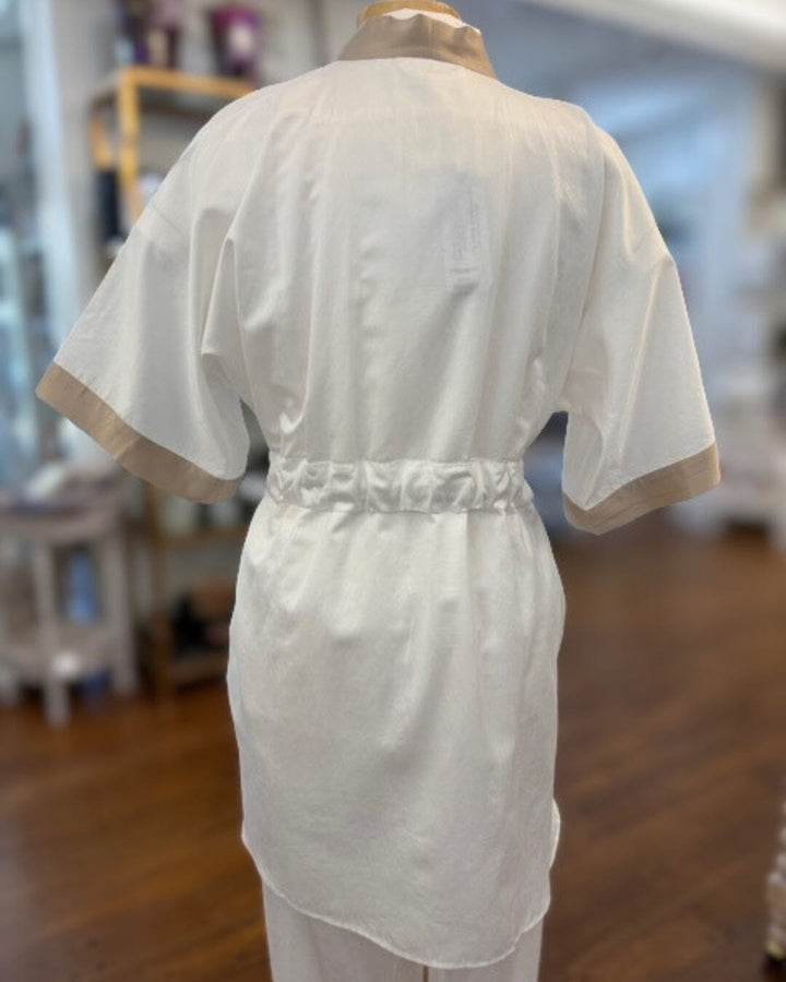 Whispercale Kimono Robe Latte Bath Robe Silk Story 