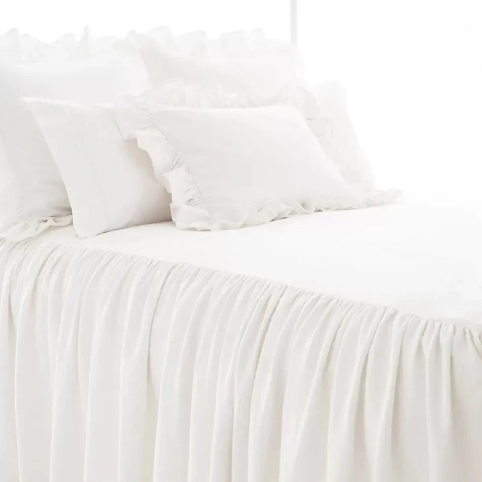 Wilton Ruffle Twin Bedspread Bedding Style Pine Cone Hill