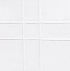 Adagio Full/Queen Flat Sheet Bedding Style Yves Delorme Blanc 
