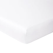 Adagio Queen Fitted Sheet Bedding Style Yves Delorme Blanc 