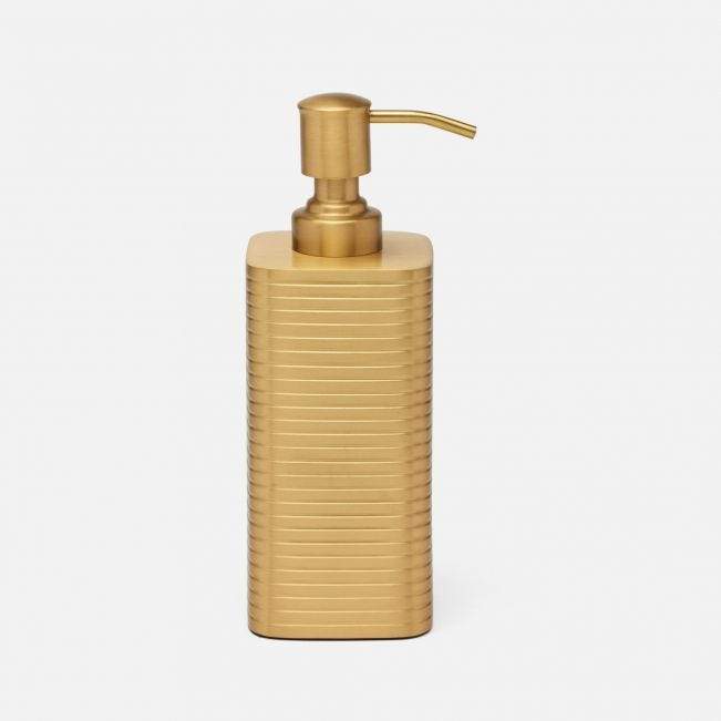 Adelaide Soap Pump Bath Accessories Pigeon & Poodle Gold 