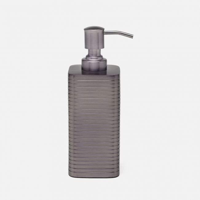 Adelaide Soap Pump Bath Accessories Pigeon & Poodle Pewter 