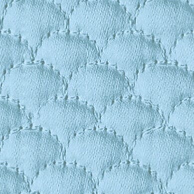 Alba King Quilt Bedding Style Matouk Hazy Blue 