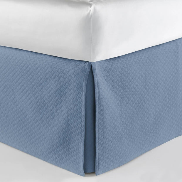 Alyssa Cal King Bedskirt Bedding Style Peacock Alley Chambray 