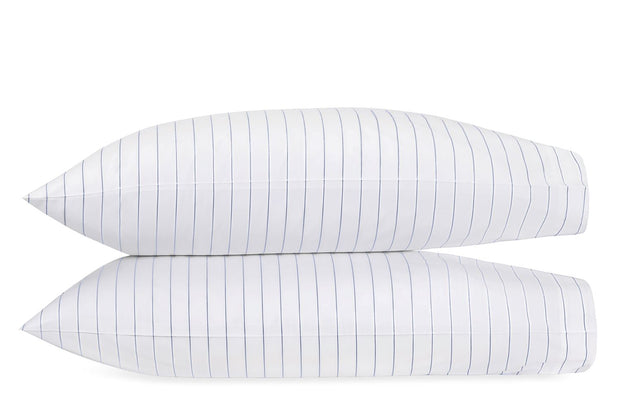 Amalfi Standard Pillowcase - pair Bedding Style Matouk Hazy Blue 