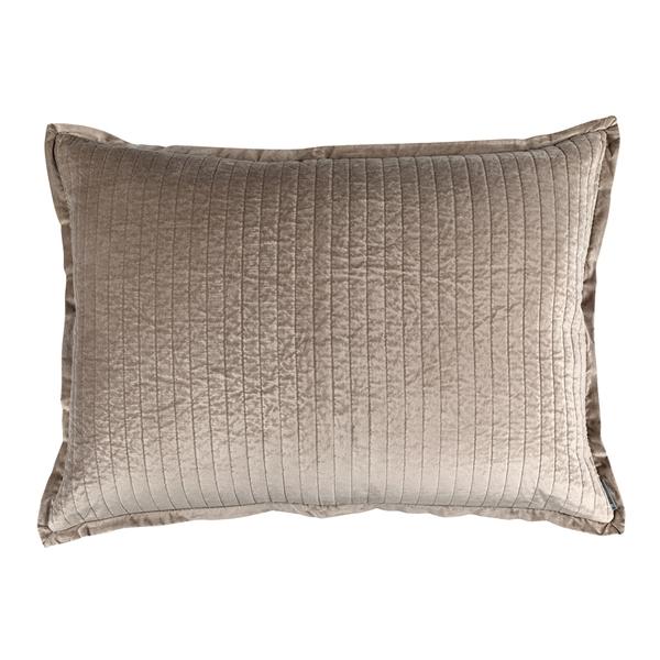 Aria Velvet Euro Pillow Bedding Style Lili Alessandra Raffia 