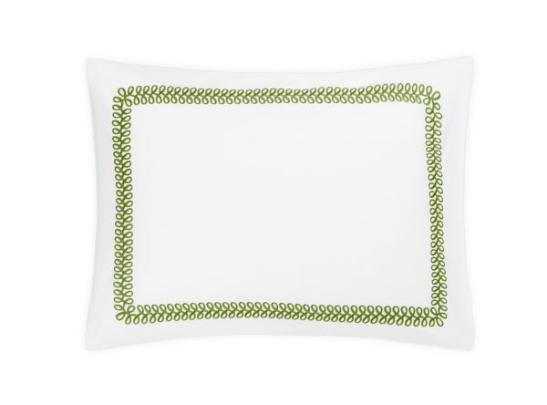 Astor Braid Euro Sham Bedding Style Matouk Grass 