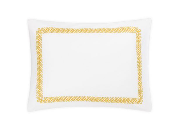 Astor Braid Euro Sham Bedding Style Matouk Lemon 