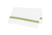 Astor Braid Full/Queen Flat Sheet Bedding Style Matouk Grass 