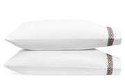Astor Braid Standard Pillowcases - pair Bedding Style Matouk 
