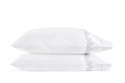 Atoll King Pillowcase-Pair Bedding Style Matouk Alabaster 