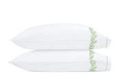 Atoll Standard Pillowcase-Pair Bedding Style Matouk Grasshopper 